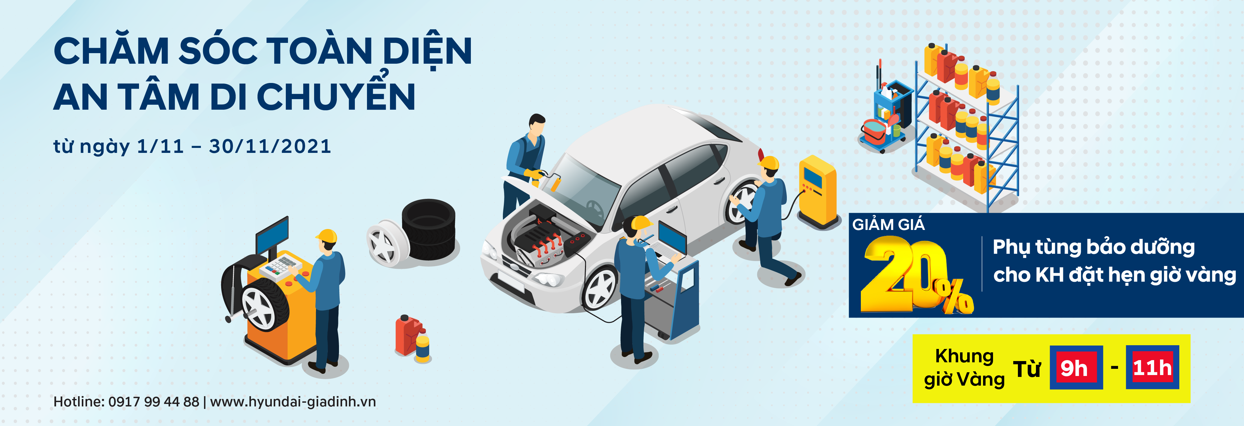 Chăm sóc toàn diện an tâm di chuyển